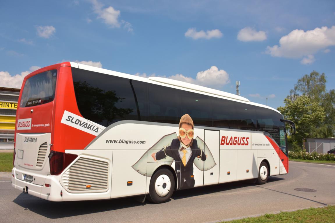 Setra 515 HD von Blaguss Slovakia im Mai 2018 in Krems.