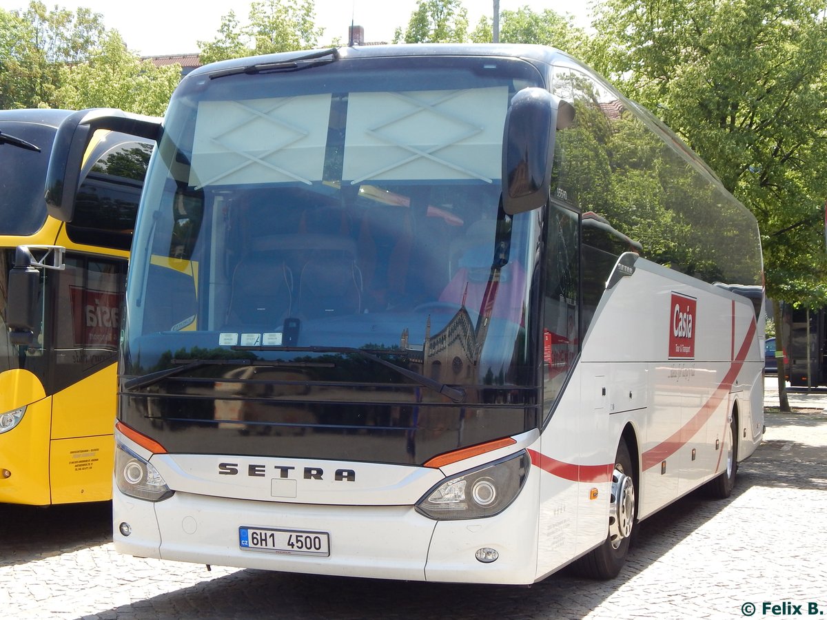 Setra 515 HD von Casia Tour & Transport aus Tschechien in Potsdam.