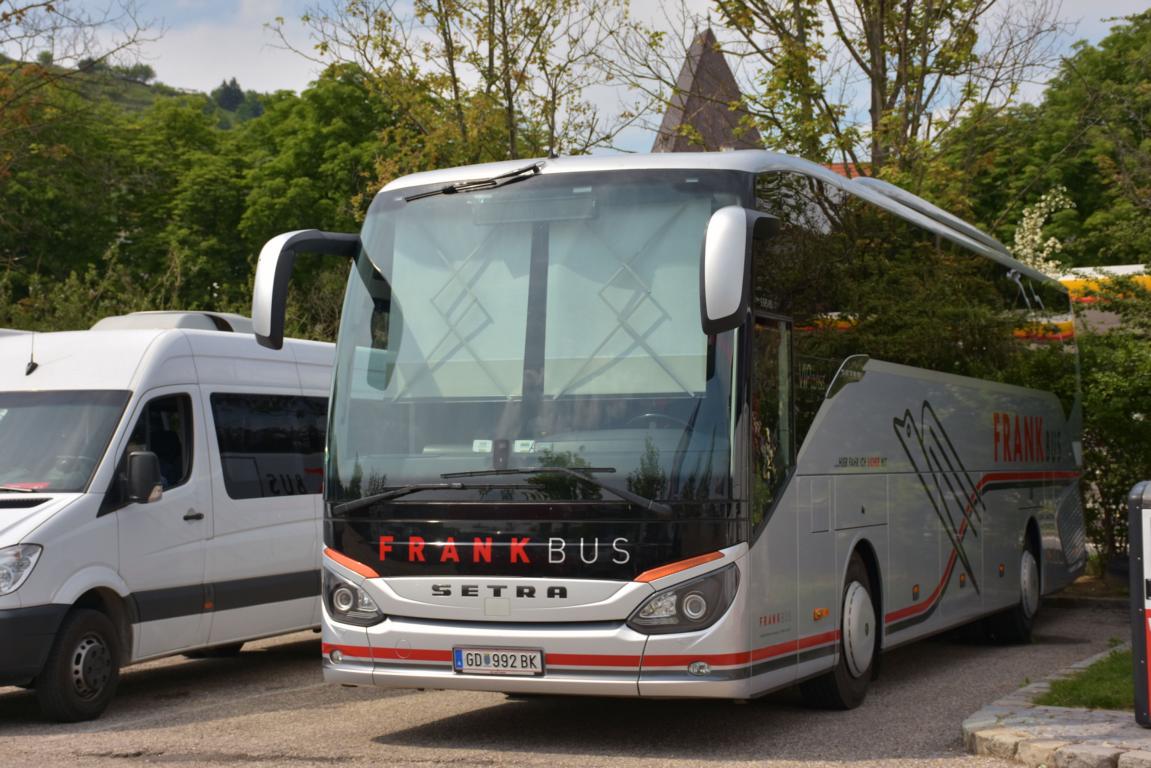 Setra 515 HD von Frank Reisen sterreich im Mai 2018 in Krems.