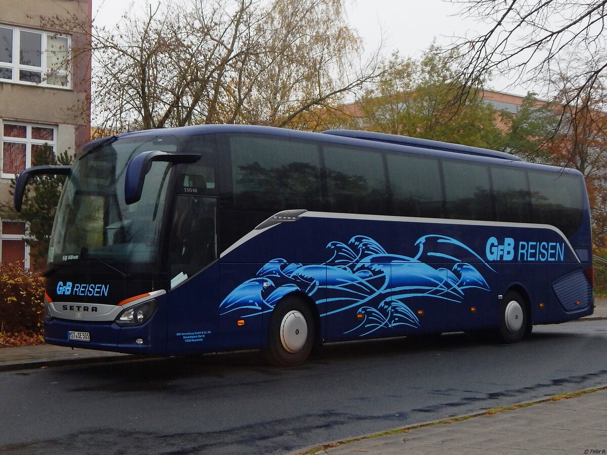 Setra 515 HD von GFB-Reisen aus Deutschland in Neubrandenburg.