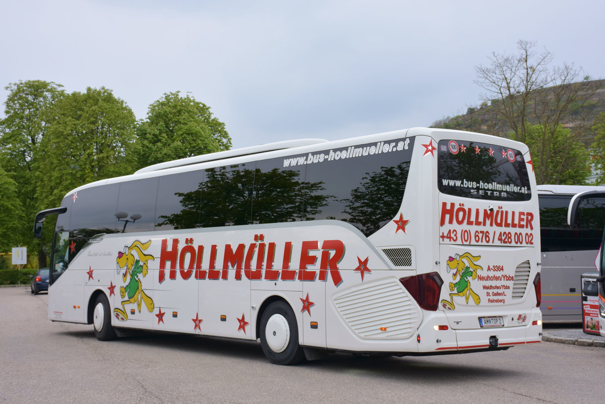 Setra 515 HD von Hllmller Reisen aus Niedersterreich in Krems.