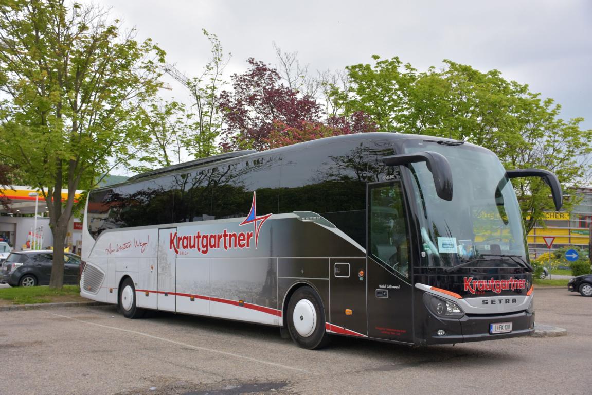 Setra 515 HD von KRAUTGARTNER Reisen aus Obersterreich in Krems.