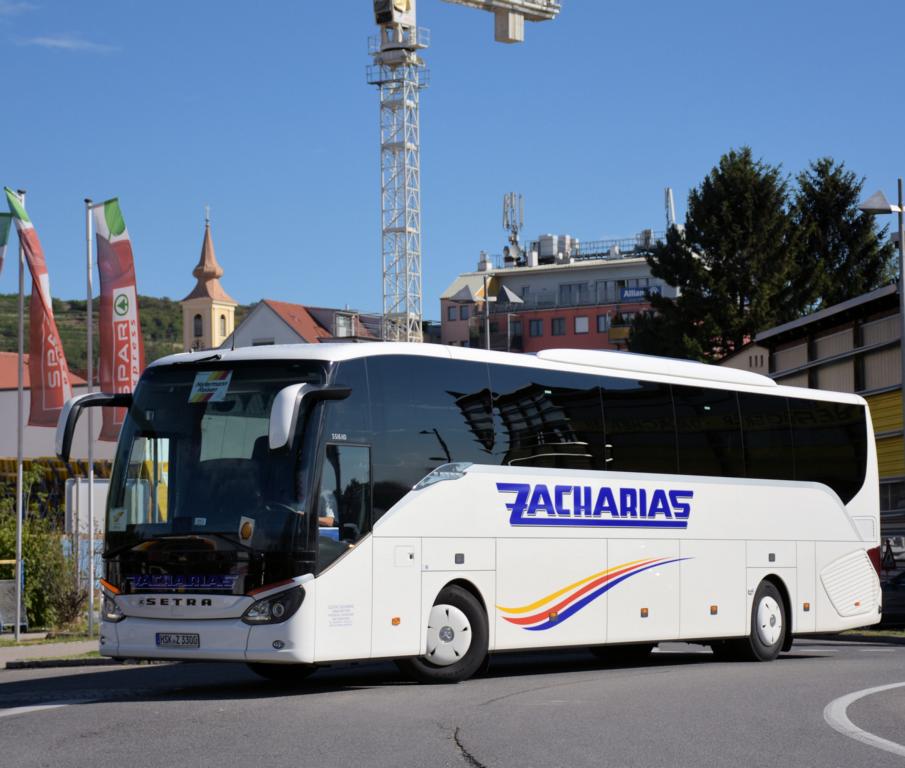 Setra 515 HD von Zacharias Reisen aus der BRD 2017 in Krems.
