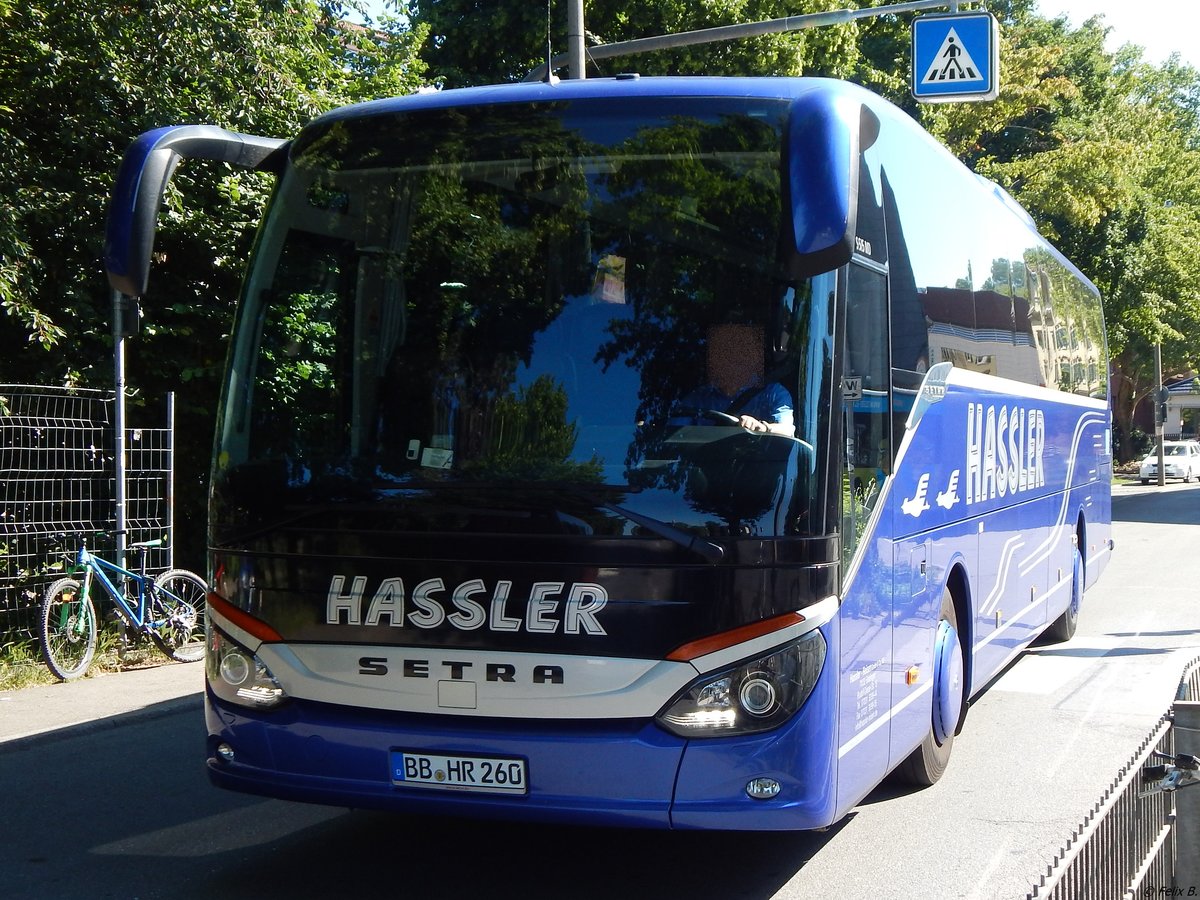Setra 515 MD von Hassler aus Deutschland in Tübingen.