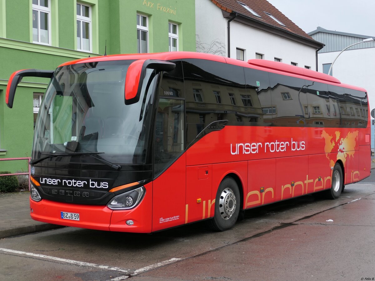 Setra 515 MD von URB aus Deutschland in Neubrandenburg.