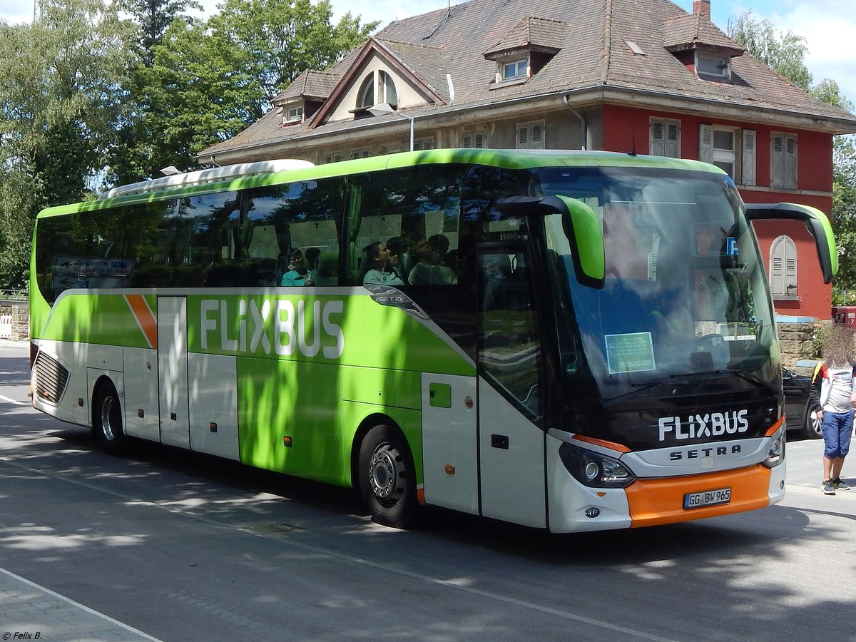 Setra 516 HD von Flixbus/BusWorld Internationa aus Deutschland in Karlsruhe.