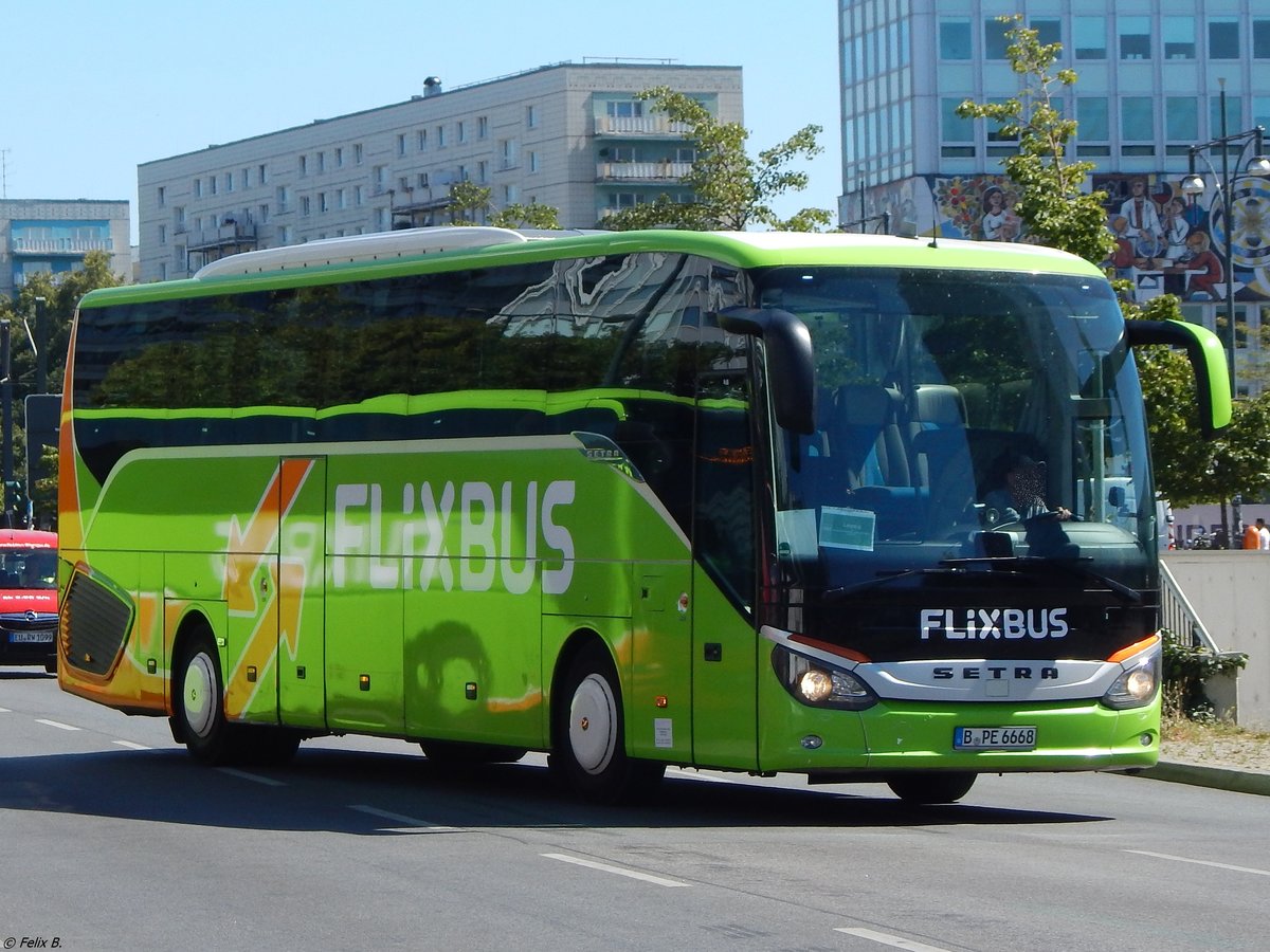 Setra 516 HD von Flixbus/Prima Klima Reisen aus Deutschland in Berlin.