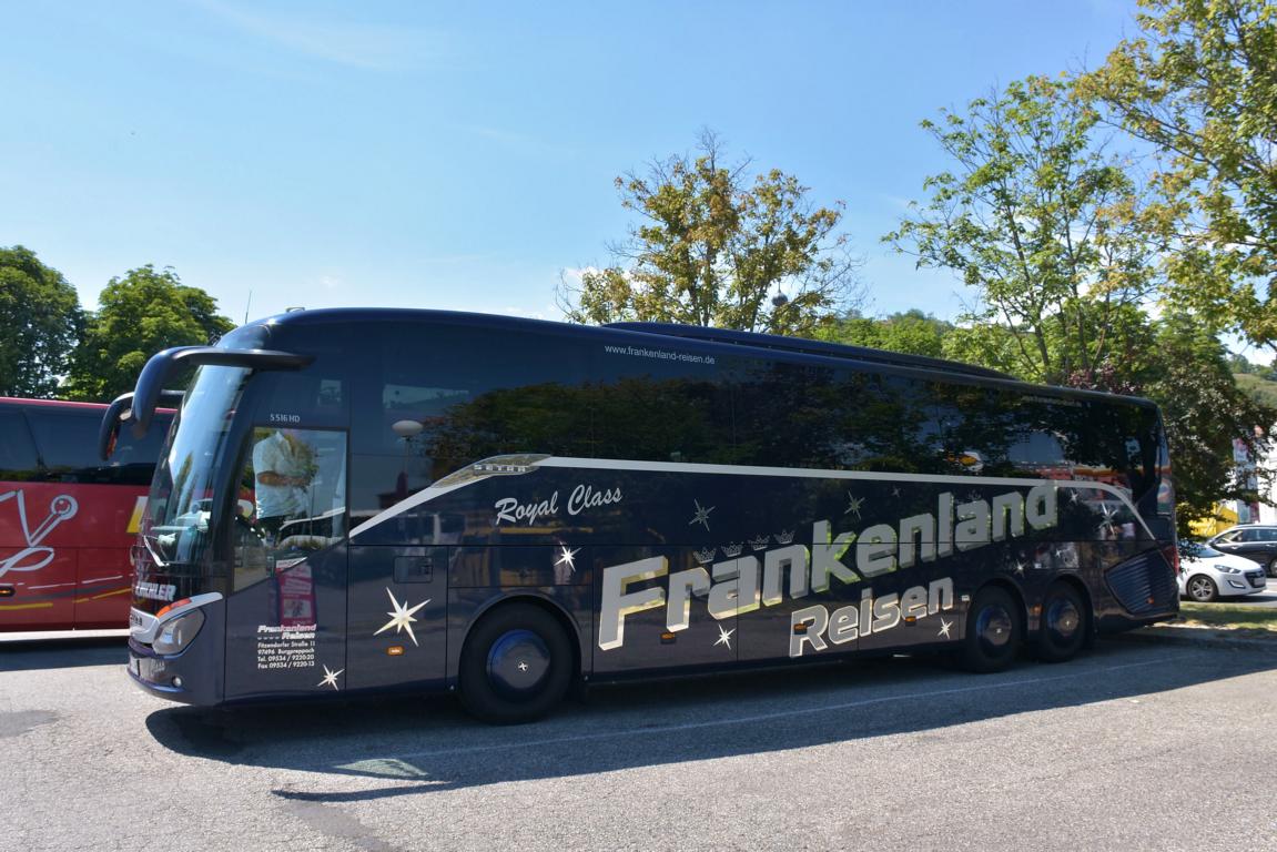 Setra 516 HD von Frankenland Reisen 06/2017 in Krems.