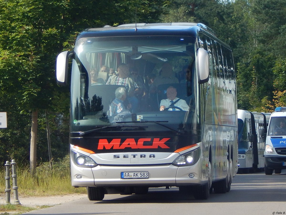 Setra 516 HD von Mack aus Deutschland in Binz.