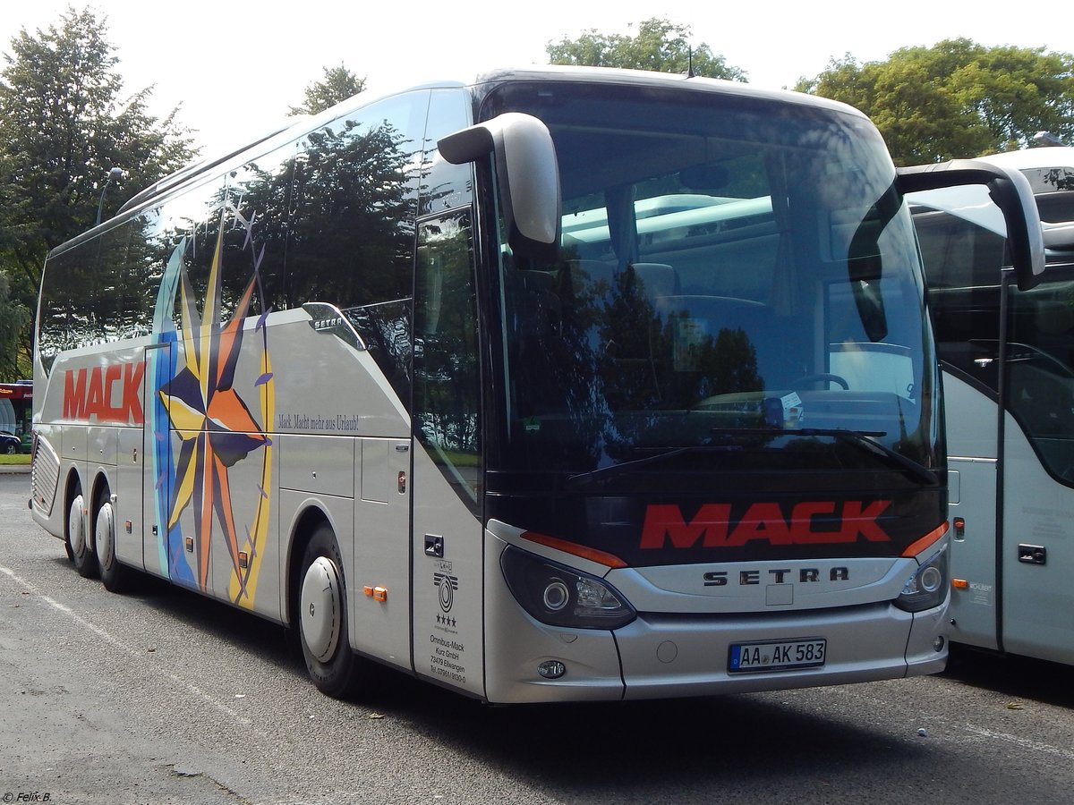 Setra 516 HD von Mack aus Deutschland in Stralsund.