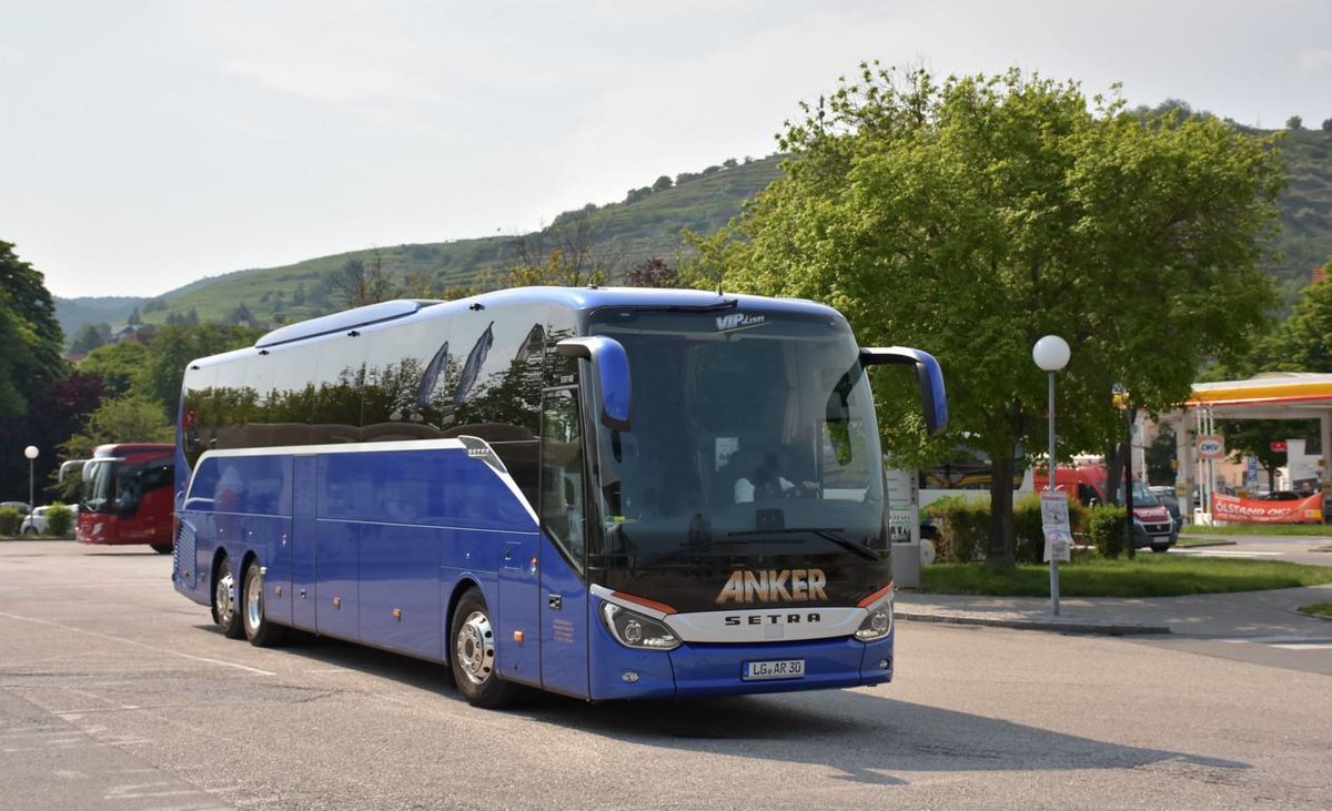 Setra 517 HD von Anker Reisen aus der BRD 2018 in Krems.