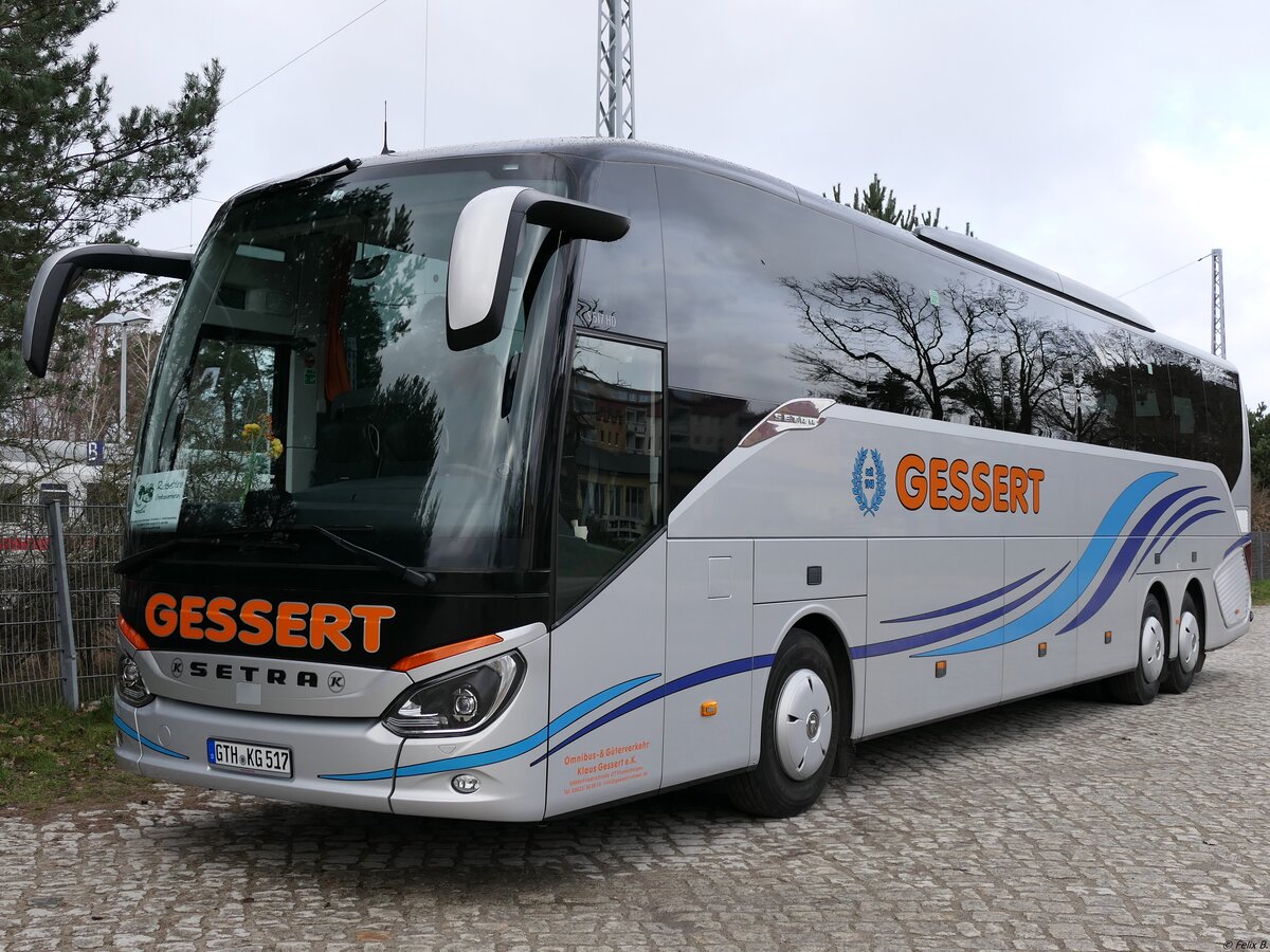 Setra 517 HD von Gessert aus Deutschland in Binz.