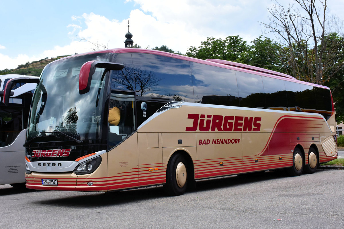 Setra 517 HD von Jrgens Reisen aus der BRD im Mai 2018 in Krems.