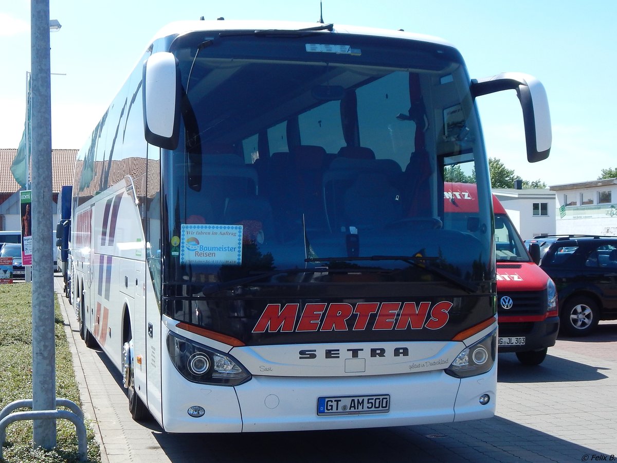 Setra 517 HD von Mertens-Reisen aus Deutschland in Binz.