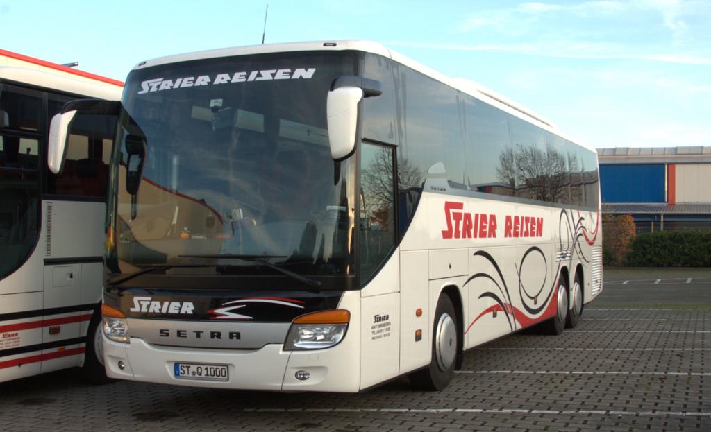 Setra Reisebus der Fa. Strier, Ibbenbren, am 26.10.2014.