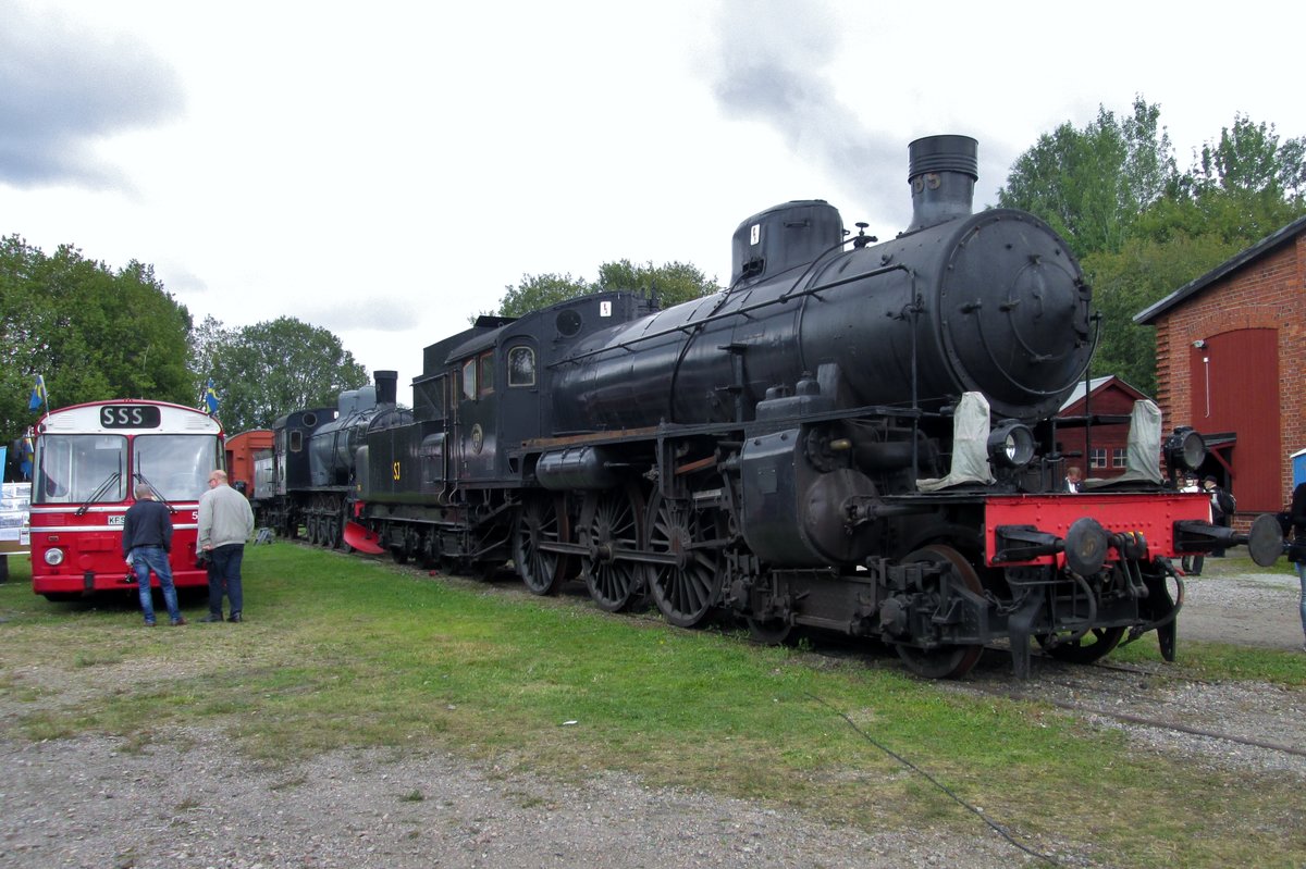 SJ 1135 steht am 12 September 2015 ins -heute leider bis 2021 geschlossenes- Eisenbahnmuseum in Gävle.