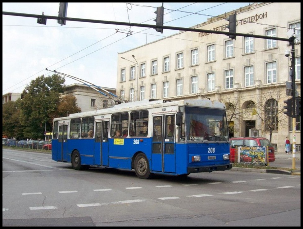 Skoda Trolleybus in Varna.