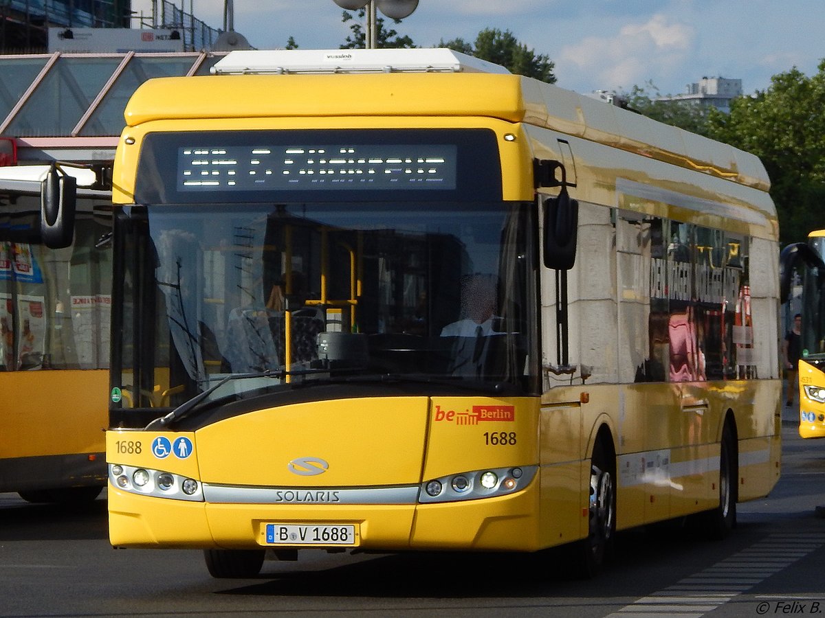 Solaris Urbino 12 electric der BVG in Berlin.