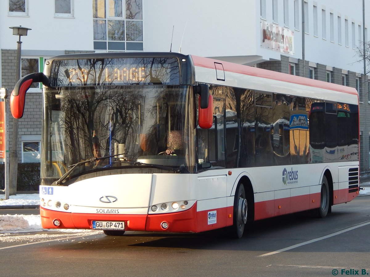 Solaris Urbino 12 von Regionalbus Rostock in Güstrow.