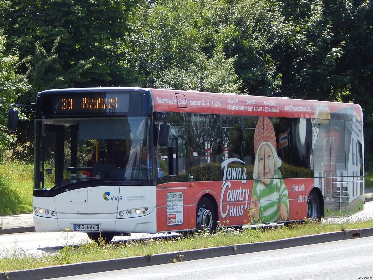 Solaris Urbino 12 der VVR in Stralsund im Jahr 2015