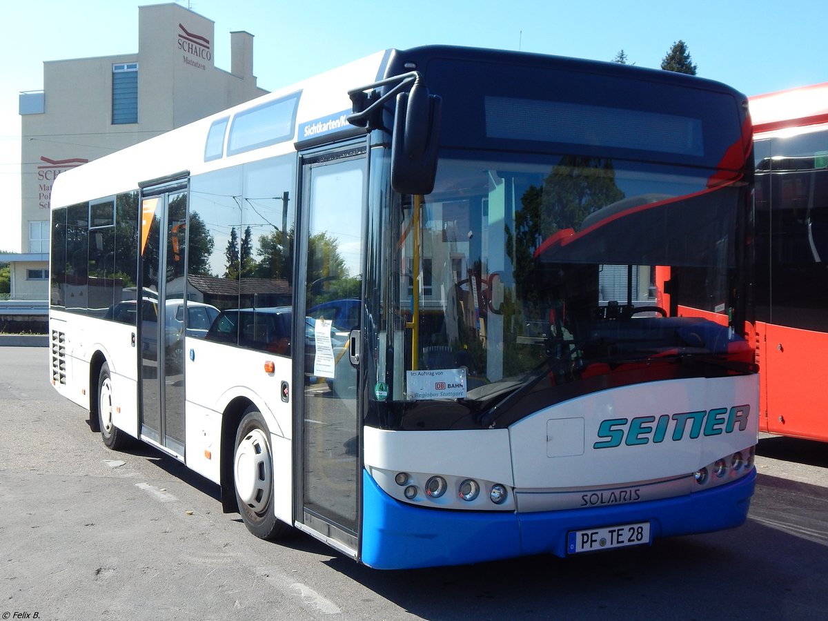 Solaris Urbino 8,9 von Seitter aus Deutschland (ex Beelitzer Verkehrs- und Servicegesellschaft mbH) in Ditzingen.
