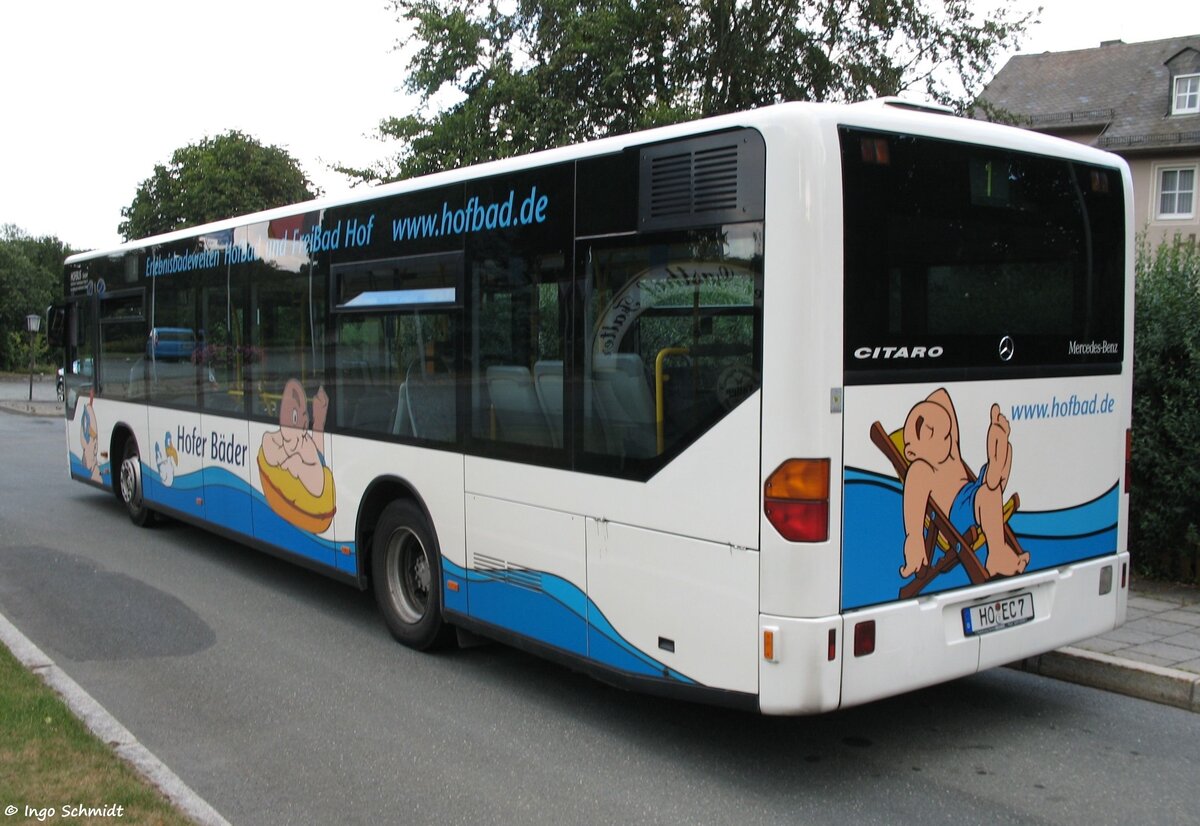 Stadtwerke Hof | HofBus | Nr. 7 | HO-EC 7 | Mercedes-Benz Citaro | 28.08.2009 in Hof