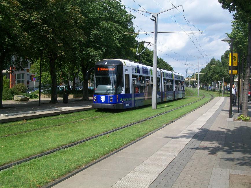 Straßenbahn in Dresden am 14.08.2009