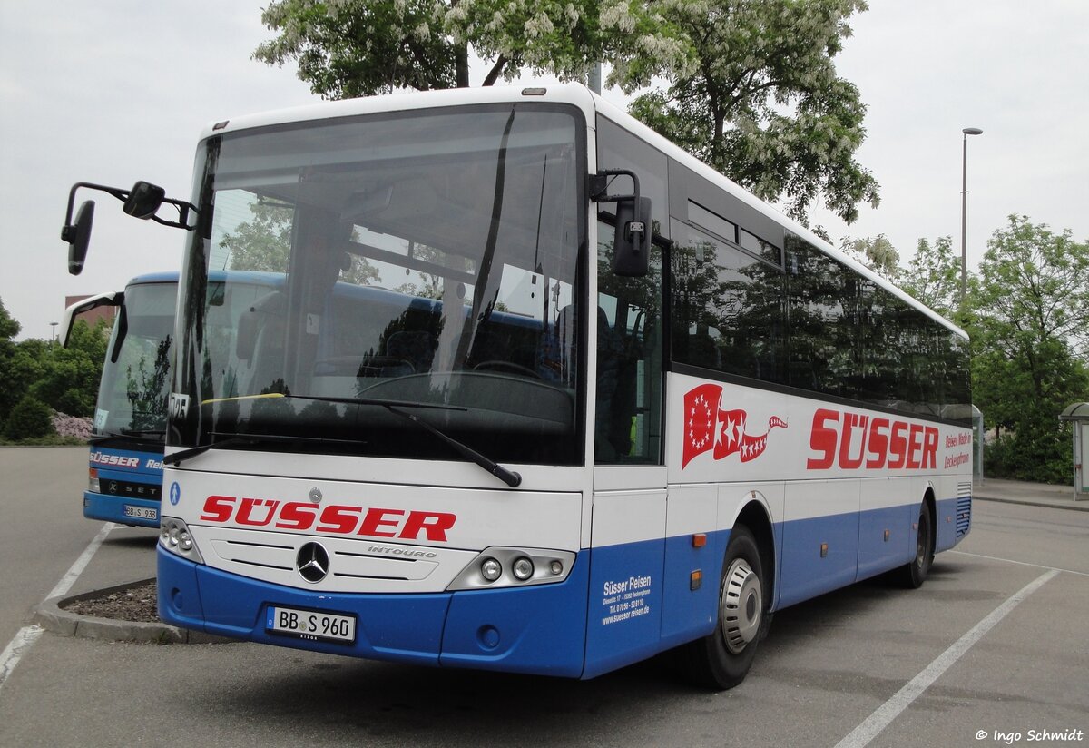 Süsser Reisen & Transport aus Deckenpfronn | BB-S 960 | Mercedes-Benz Intouro II | 24.05.2015 in Sindelfingen