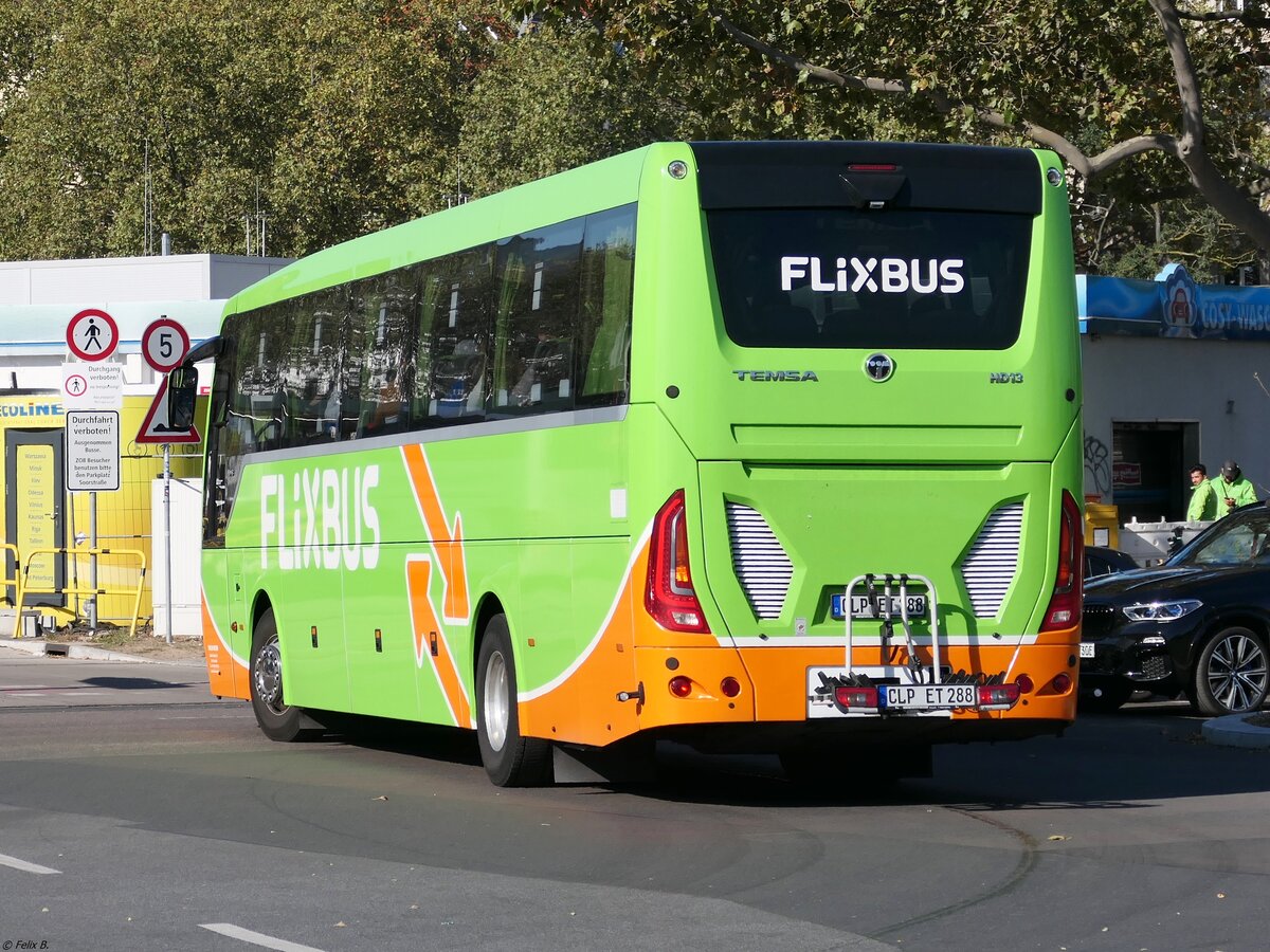 Temsa HD13 von FlixBus/Tholen aus Deutschland in Berlin.