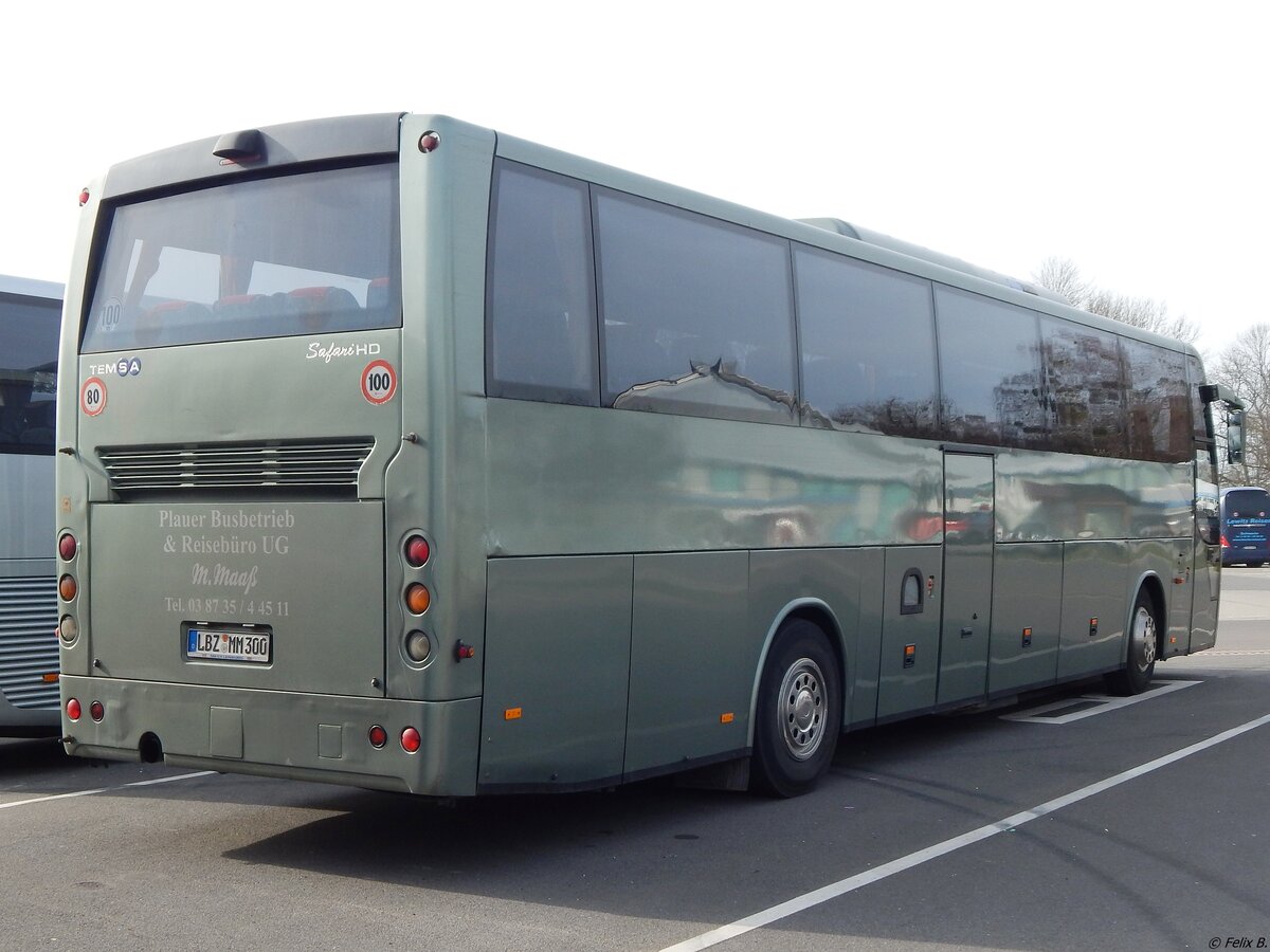Temsa Safari HD von Plauer Busbetrieb M. Maaß aus Deutschland in Neubrandenburg.