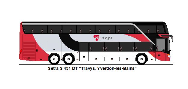 TRAVYS Yverdon - Nr. 211/VD 1395 - Setra S 431 DT