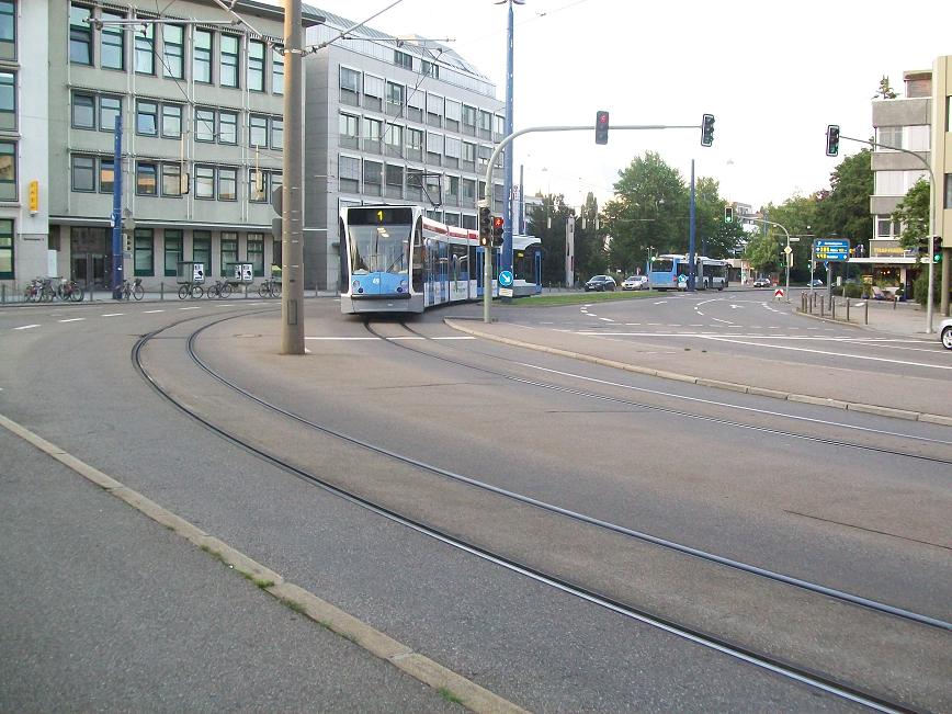 Ulmer Stra�enbahn am 04.07.2009