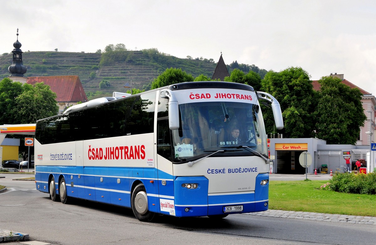 VDL Bova aus der CZ am 18.Mai 2014 in Krems unterwegs.