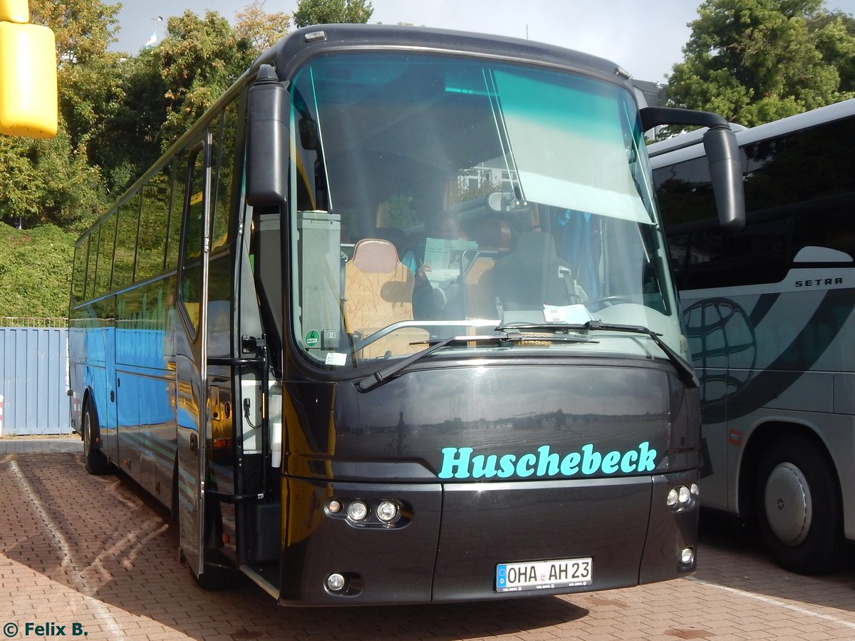 VDL Bova Futura von Huschebeck aus Deutschland im Stadthafen Sassnitz.