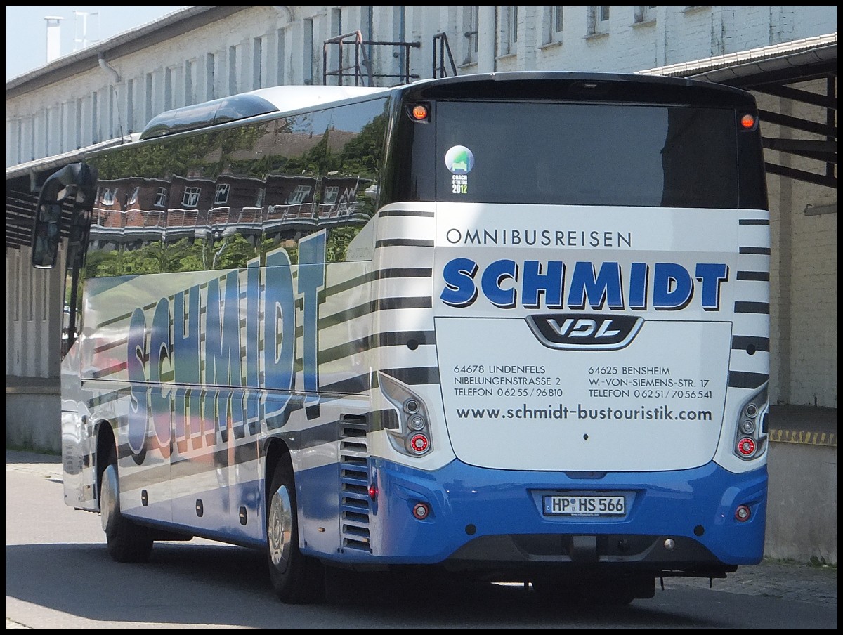 VDL Futura von Schmidt aus Deutschland im Stadthafen Sassnitz.