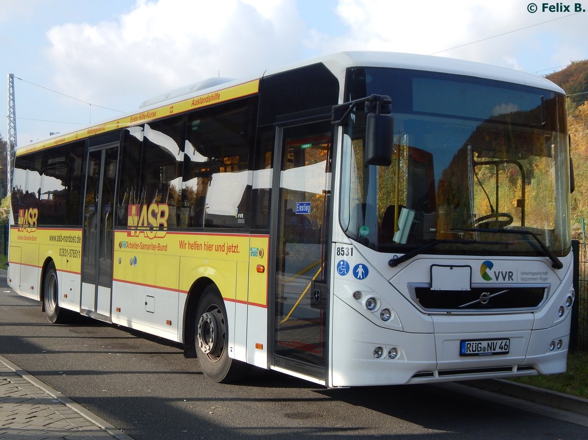 Volvo 8900 der VVR in Sasnitz.