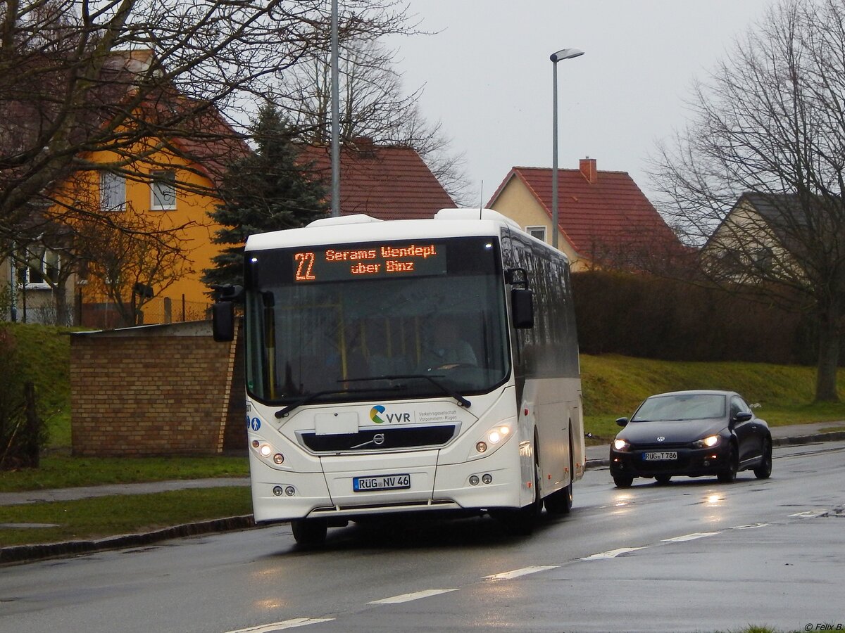 Volvo 8900 der VVR in Sassnitz.