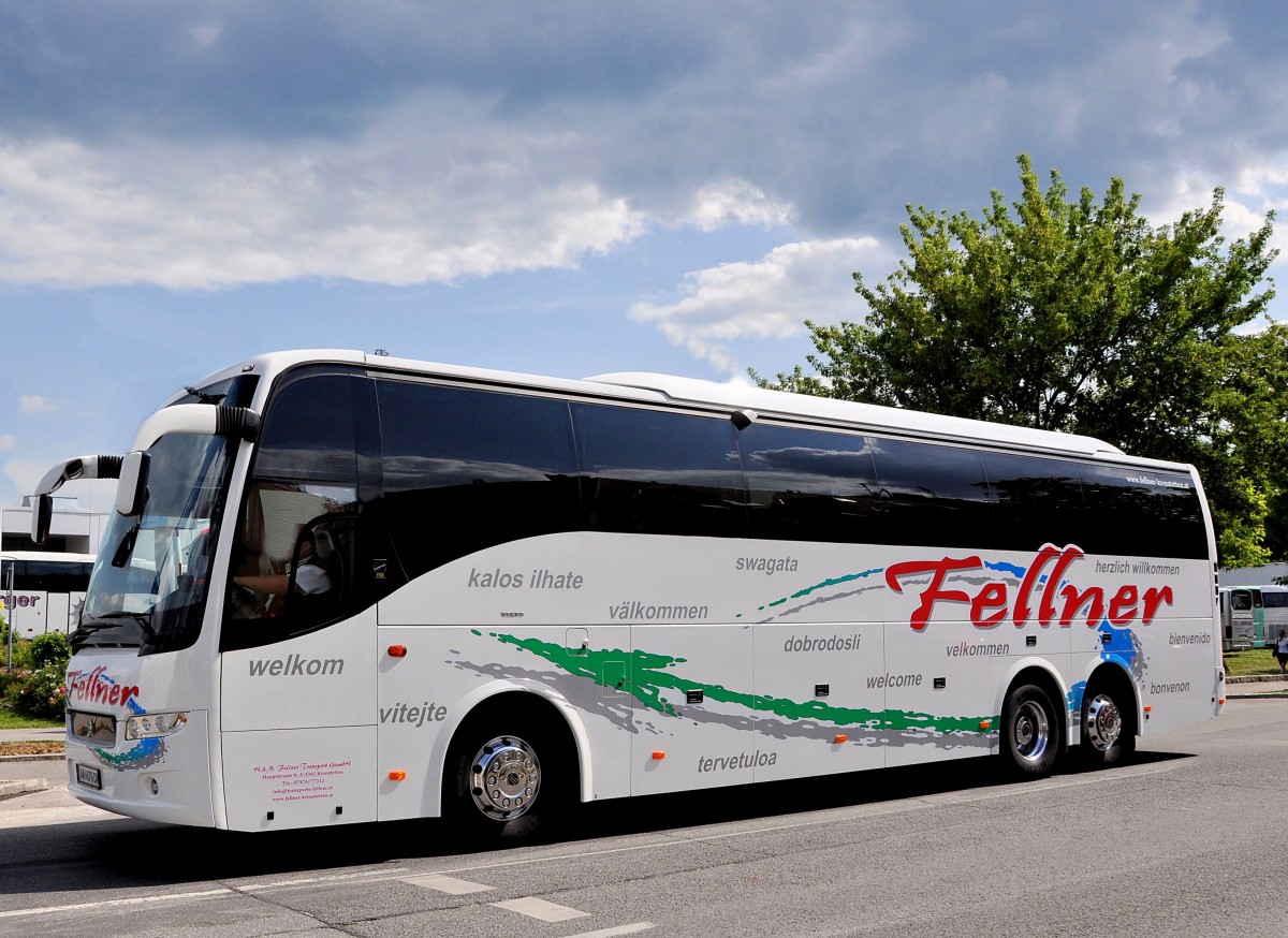 VOLVO 9700 von FELLNER Busreisen/sterreich im Juli 201 in Krems gesehen.