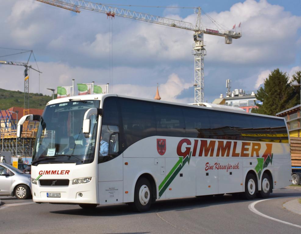 Volvo 9700 von Gimmler Reisen aus der BRD 09/2017 in Krems.
