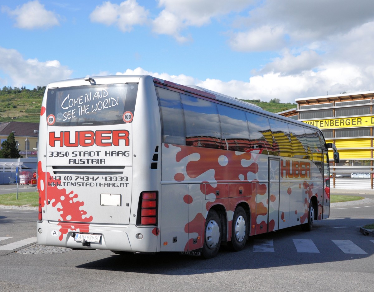 VOLVO 9700 von HUBER Busreisen/sterreich im September 2013 in Krems gesehen.