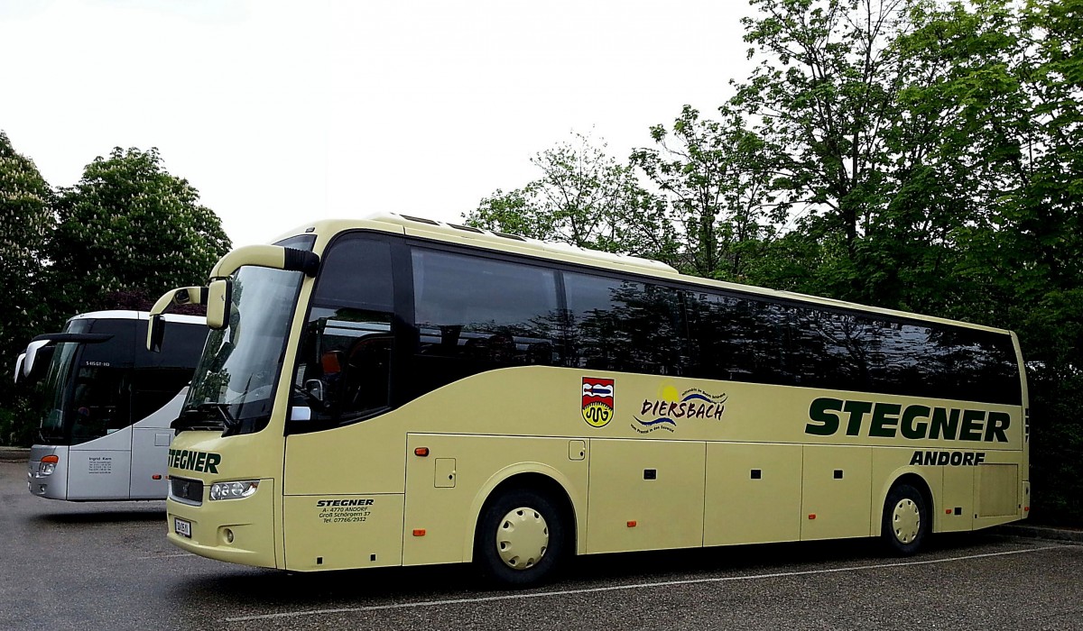 Volvo 9700 von Stegner Reisen/sterreich im Mai 2014 in Krems.