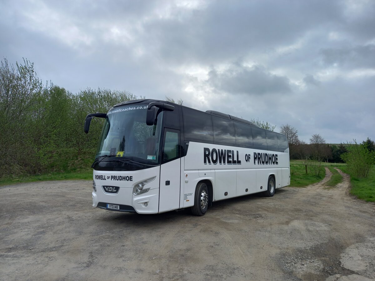 VTD 148
2017 VDL FHD2
C51Ft
New to Rowell, Acomb, Northumberland, registered YD17 WXX.

Photographed 4th May 2023 at Bellingham, Northumberland.