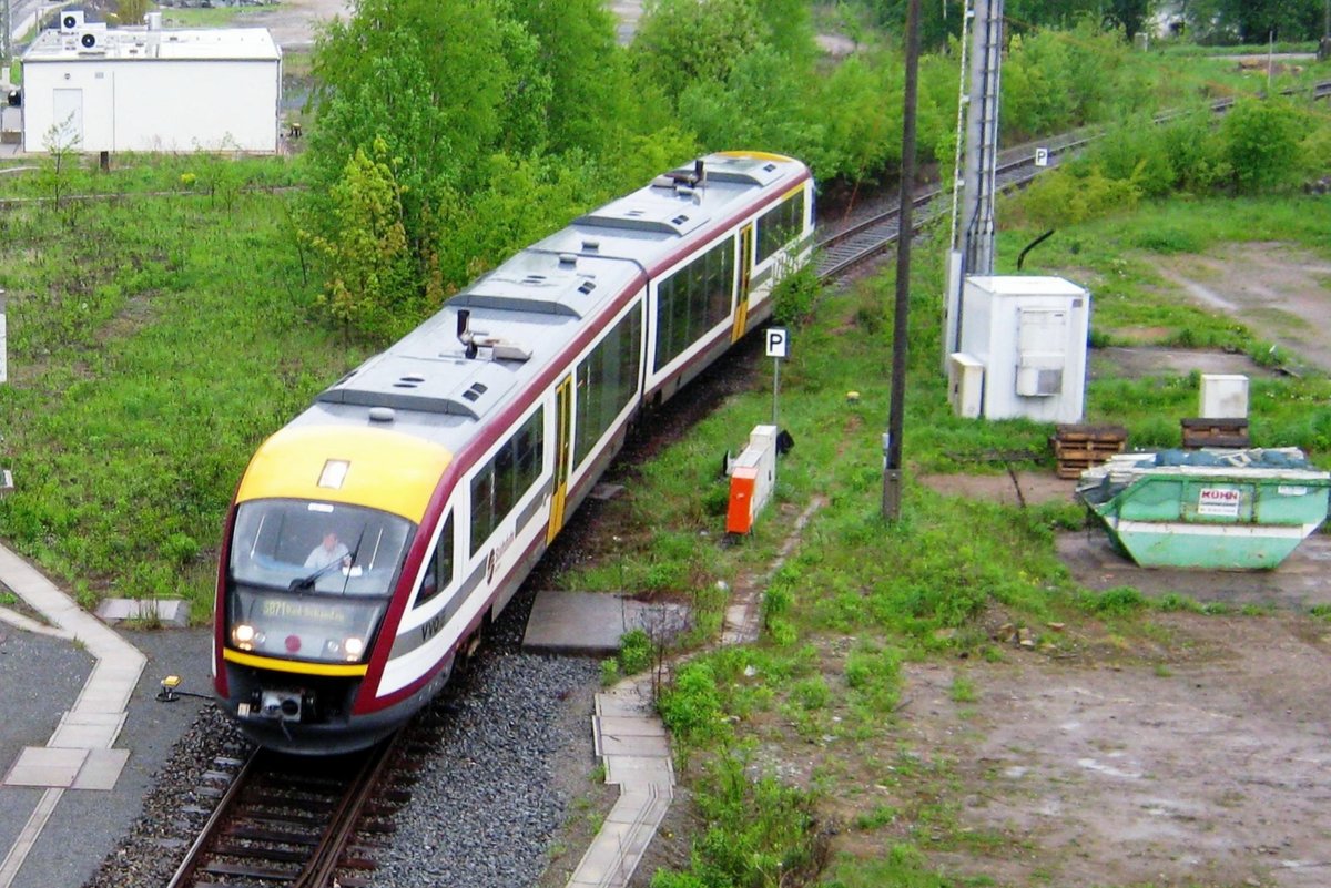 VVO 642 840 treft am 1 Mai 2011 in Bad Schandau ein. 