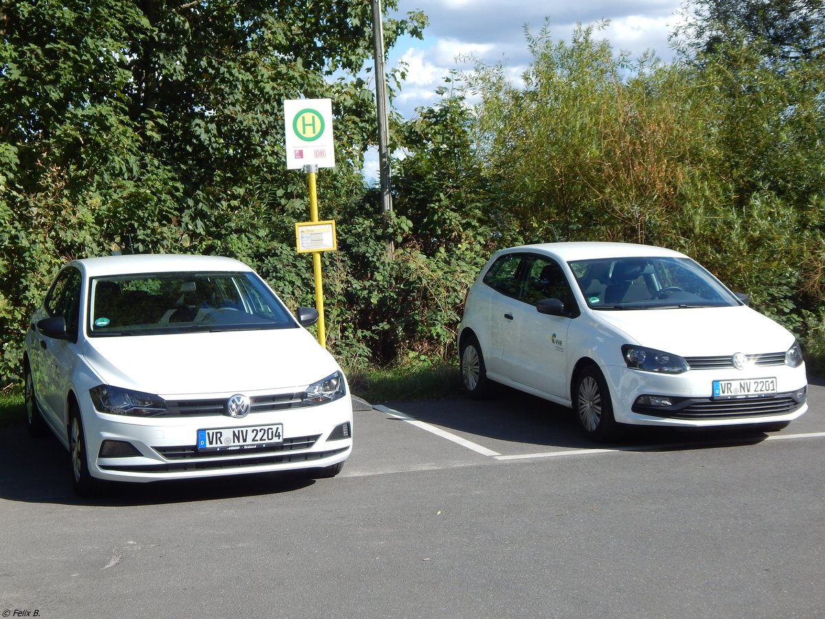 VW Polo der VVR in Stralsund.