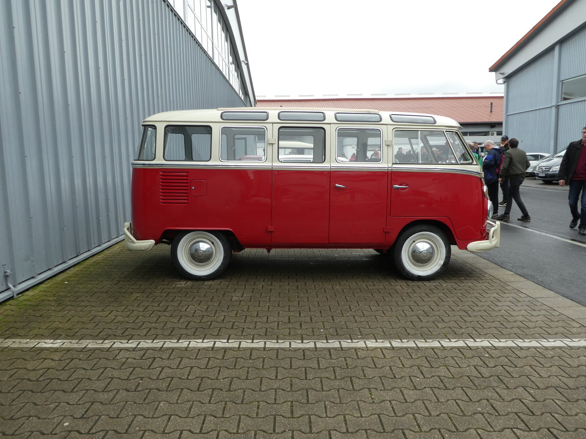 VW T 1 Samba, gesehen bei der Technorama Kassel im Mrz 2019