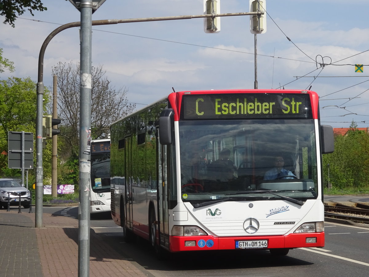 Wagen 146 von Steinbrück, ein Citaro der 1. Generation (ex swk Krefeld), fährt am 11.05.17 auf der Linie C.