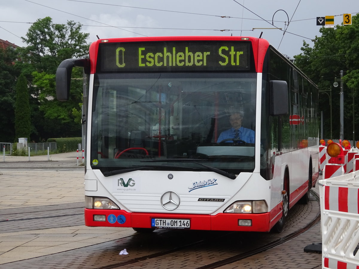 Wagen 146 von Steinbrck, ein Citaro (ex swk Krefeld), ist am 12.07.17 auf der Linie C unterwegs.
