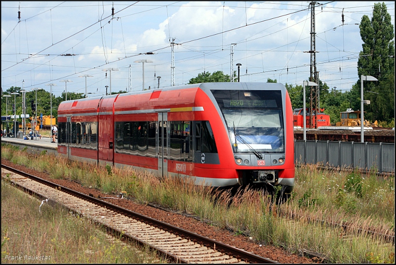 DB Regio 646 013-3 als RB20 Hennigsdorf b. Berlin in Oranienburg, 15.07.2009