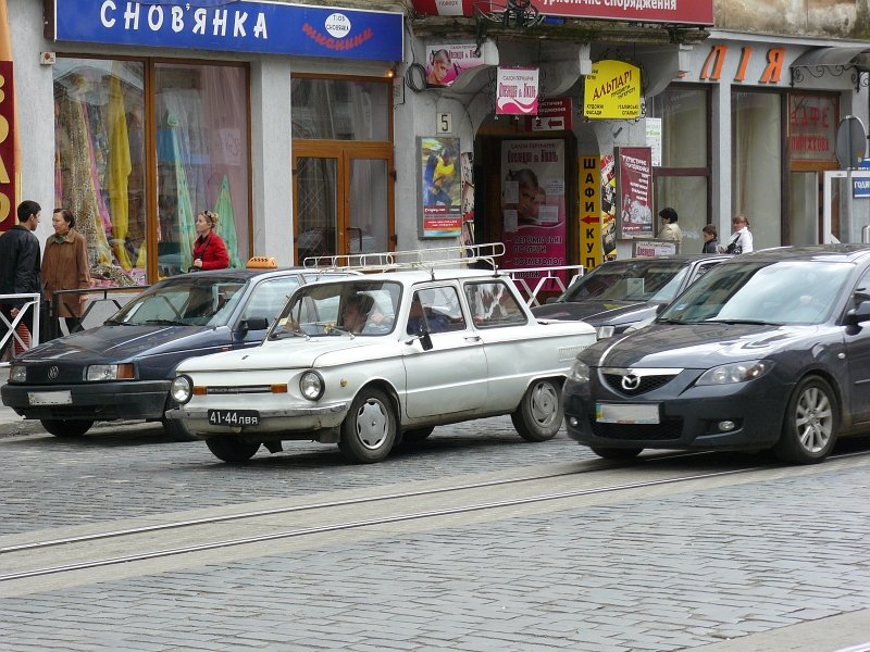 Ein ZAZ 968M in Lviv, Ukraine am 30-05-2009.
