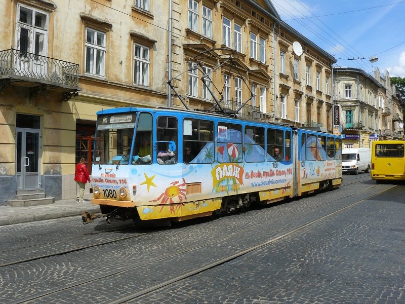 Fahrzeug 1080 in lviv am 04-06-2009.